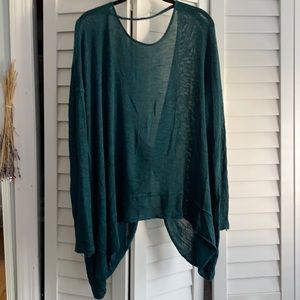 Free People Open Back Knit Sweater